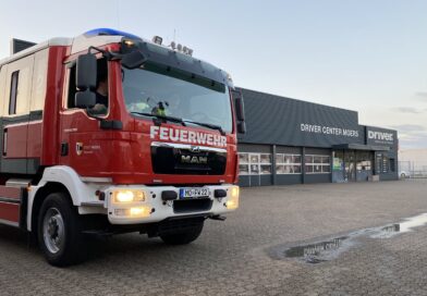 Einsatzübung – Feuer in einem Reifenlager! 